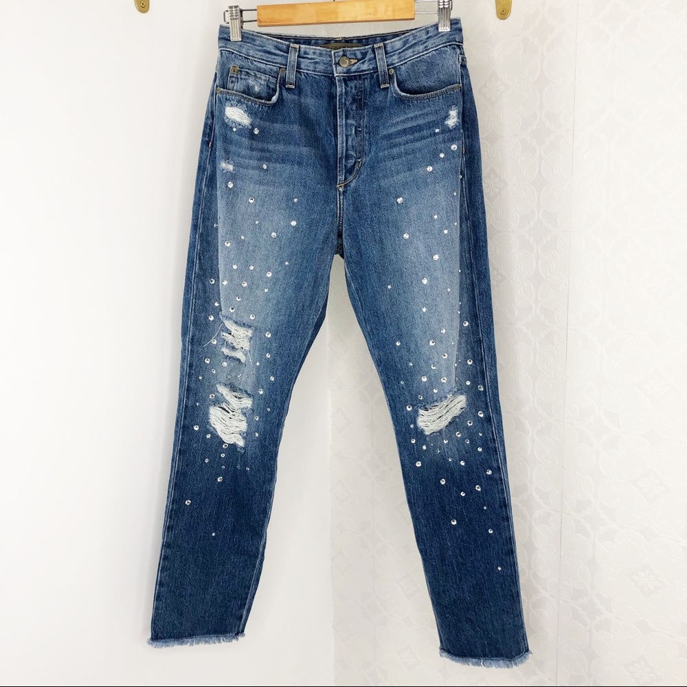 💜Joes Jeans The Smith High Rise Jeweled Jeans - Picture 3 of 8